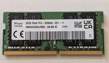 SK Hynix 32GB PC4-25600 3200MHz DDR4 3200AA SO-DIMM Laptop RAM HMAA4GS6AJR8N-XN picture