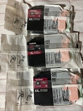Brother LC105M  M XXL Extra Hi Yield Ink Cartridges Lot Of 3 Genuine New OEM picture
