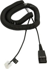 Jabra Coiled Headset Cable 8800-01-94 Quick Disconnect fits GN2000 GN2100 picture