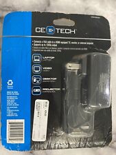 CE Tech VGA to HDMI Adapter Converter Box 1080p Output w/Audio - BRAND NEW picture