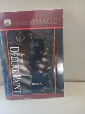 Deluxe Paint by Golden Image; Atari ST; Diskette with manual picture