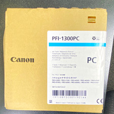 Canon PFI-1300PC 0815C001AA Genuine Cyan Ink Tank for imagePROGRAF PRO picture