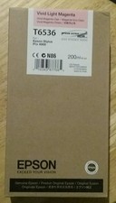 09-2021 Genuine Epson T6536 200ml Vivid Light Magenta Ultrachrome HDR Ink 4900 picture