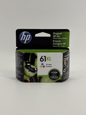 HP 61XL Color High Yield Ink Cartridge - CH564WN#140 New Original OEM Genuine picture