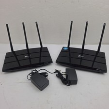TP-Link Archer C7 AC1750 Dual Band Gigabit WiFi Router Lot of 2 w/ Power picture