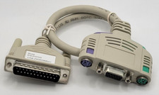 NEW Rose Electronics UltraCable CAB-CX0606M001 1-Ft Db25M ➔ VGA PS/2 KVM Cable picture
