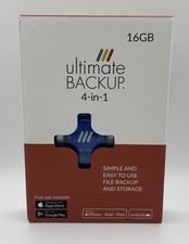 NEW NIB ULTIMATE Backup 16GB 4 In 1 Made for APPLE  iPhone iPad Android AUTHENTC picture