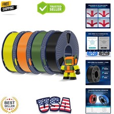 4KG High Speed PLA Filament 1.75mm, 30mm/s - 600mm/s Print Range, 3D Printer ... picture