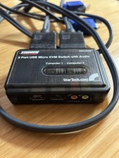 StarTech StarView 2 Port USB Micro KVM Switch SV211KUSB picture