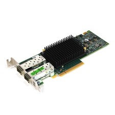Dell 0VGJ12 Emulex LPE31002-M6 Dual-Port 16GB FC PCIe 3.0 x8 NIC Half Height picture