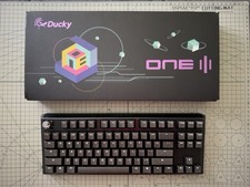 Ducky One 3 TKL 80% Mechanical Keyboard Aura Black Cherry MX Brown Switches NEW picture