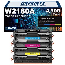 218A 218X Toner 4 Pack W2180A W2181A W2182A W2183A With Chip picture
