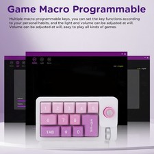 Wired Mechanical Number Pad Type C Hot Swappable Numpad Keyboard With 12 RGB CHU picture