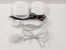 2x Eero Dual Band Mesh Wi-Fi Extender J010001 With Ethernet Cable & Power Cables picture