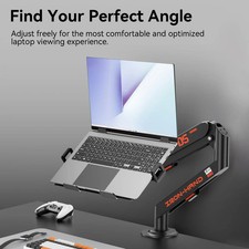 Iron Hand Laptop Mount for Desk (11.3
