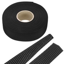 MECCANIXITY Braided Cable Sleeves Heat Shrinkable Fabric Sleeving, 1 1/4