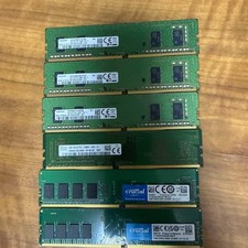 Samsung SK hynix Crucial 4GB DDR4 RAM 6-Piece Desktop Memory Set picture