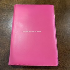 Kate Spade New York “Kept Her Nose In A Book” Hot Pink & Orange Nook Kindle Case picture