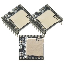 3pcs Mini mp3 Player U Disk TF Card Mini MP3 Player Audio Voice Module Board ... picture