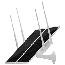 Outdoor Solar WiFi Extender 30W, 1200Mbps Dual Band 2.4G/5.8G White picture