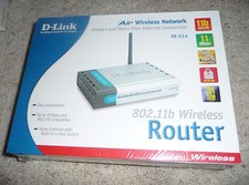 New Sealed D-link DI-514 802.11B 11 Mbps 4-Port 10/100 Air Wireless B Router picture