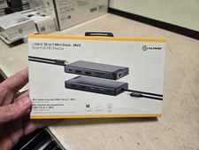SEALED Alogic USB-C 12-in-1 Dual Display Mini Dock MV2 DUCDMV2 picture