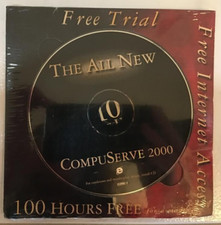 THE  All NEW CompuServe 2000 /  FREE ONE HUNDRED HOUR  INTERNET ACCESS CD picture
