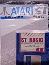 ATARI ST -- ST BASIC PROGRAMMING LANGUAGE UK DISK REVISED EDITION (ATARI) picture