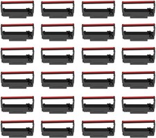 24 Pack ERC30 ERC-30 ERC 30 34 38 B/R Compatible with Ribbon Cash Register Ink picture
