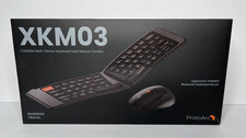 ProtoArc Foldable Keyboard & Mouse, XKM03 Folding Bluetooth Computer Keyboard picture