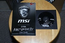 Genuine MSI Z170A Krait Gaming 3X MOTHERBOARD DRIVERS AND Manual picture