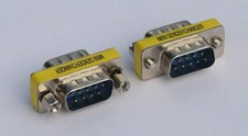 DB9 Male to Male Slimline Gender Changer picture