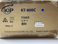 Kip KT-800C Genuine Cyan Toner Cartridge 2 Pack (1000g x 2) New picture