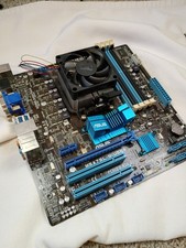 ASUS M5A78L-M PLUS/USB3 AM3+ AMD 455 3.3ghz X3 Processor Combo Motherboard USB3  picture