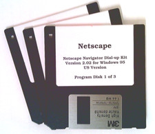 Netscape Navigator 2.02~Dial-up Kit~Windows 95~3.1~Rare~Vintage Software~1997 picture