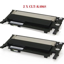 2PK for Samsung CLT-K406S Compatible Black Toner Cartridges CLP360 CLP365 C410W picture