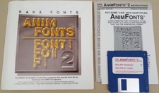 KARA FONTS - AnimFonts 2 BULLION©1989 for Commodore Amiga Deluxe Paint Video etc picture