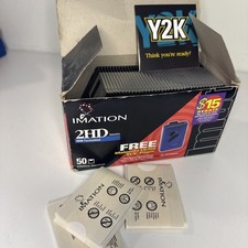 Imation 3.5 Floppy Disks 2HD Diskettes IBM Formatted 37 in OPEN BOX 1.44 MB New picture