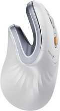 ProtoArc White Ergonomic Vertical Rechargeable Wireless Mouse EM11 NL picture