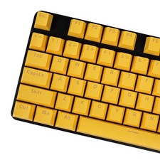 OEM Profile Translucent Mixable Keycaps - Yellow picture