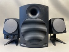 Boston Acoustics BA745 Computer Speaker System Sub & 2 Satellites ~ Tested Works picture