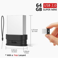 Kootion USB 2.0 64GB Memory Thumb Waterproof Mini Metal USB Flash Drive picture