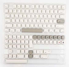 Simple White MA Height PBT Keycaps Apple Style New No Box for Cherry MX Keyboard picture