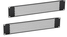 2PCS 2U Blank Rack Mount Panel Spacer with Venting for 19'' Server Rack Enclo... picture