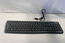 Logitech K120 Ergonomic Desktop Wired Keyboard YU0042 - Black  picture
