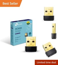 AC600 Nano USB WiFi Adapter - 2.4G/5G High-Speed Connection for Home & Travel picture