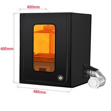 FUNGDO 3D Printer Enclosure Tent w/ Ventilation Fans SLA/FDM Fume Control picture