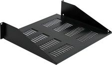 2U 19-Inch Universal Server Shelf Rack Mount Vented Cantilever Center Mount Shel picture