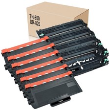 6PK TN850 Toner + 4PK DR820 Drum Fits for Brother MFC-L6800DW L5850DW HL-L6900DW picture