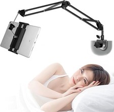 Tablet Stand for Bed, iPad Holder for Desk Bedside, Adjustable Gooseneck picture
